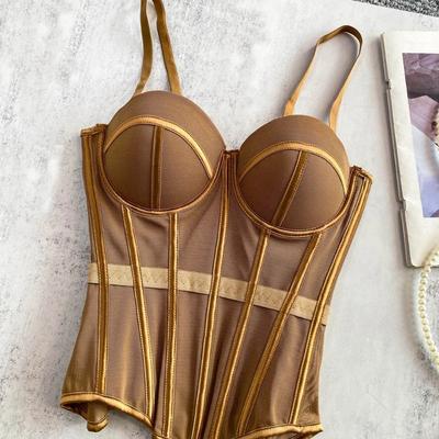 Netz Sexy Taillierte Dame Elegant Formgebend Damen Bustier Mädchen Schlank Abendmode Crops Dame Kurzer Body Shaper