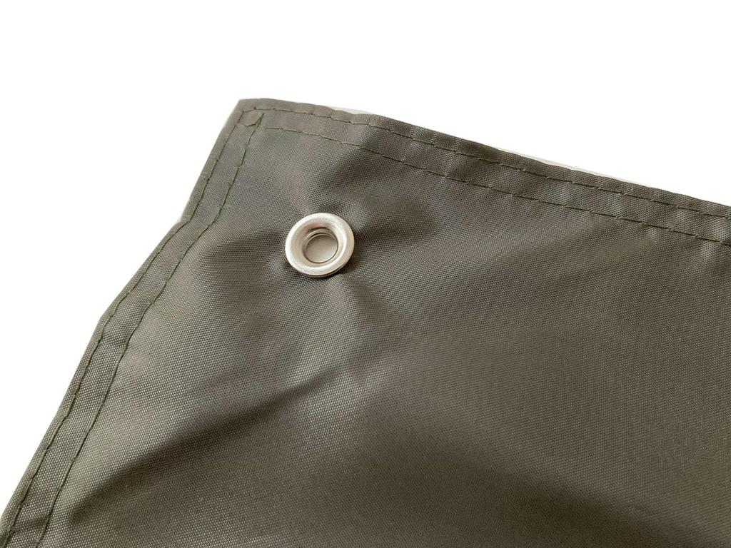 Seekdem SD-GS200GR Ground Sheet, Luggage Placement Sheet, Ground Cloth, 200cm x 150cm, Olive Green, Waterproof, for Camping and Outdoor Use