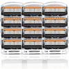 Mcadaaway Gillette Replacement Blades ProGlide Replacement Blades Compatible Fusion Compatible Shaving Razor Black 5-Blade (12)