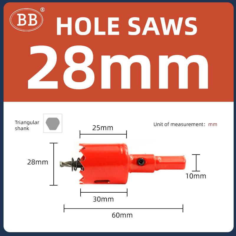 Hole Saws Drilling for Wood Plastic PVC Thin Sheet Aluminum Alloy 16mm-100mm DIY Woodworking Forester Bit Metal Cutting