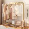 Garment Coat Dust Moisture Proof Protection Transparent Square Full Cover for Floor-standing Drying Rack for Clothes
