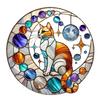 Animal Sun Catcher Multicolor Acrylic Bird Bat Pendant Stained Glass Style Hanging Decoration for Living Room Bedroom Windows Balconies