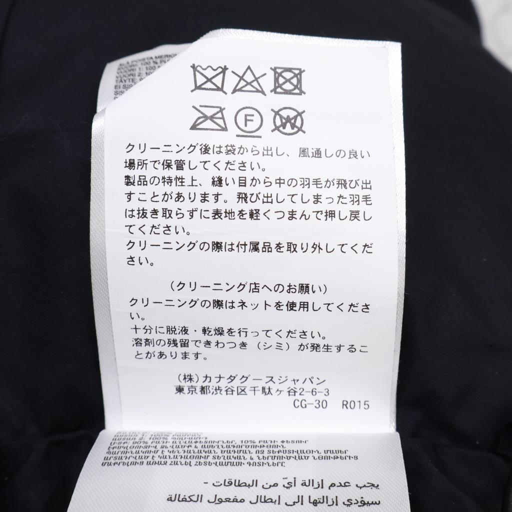 Canada Goose [Domestic Regular (Kanaga Goose Japan Co., Ltd.)] 4822W Garnet Cropped Puffer/Short Down Jacket S/P blackUsed