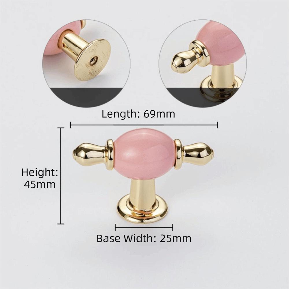 Colorful Cabinet Handles Modern Door Handles Fashion Furniture Pulls  Dressing Table