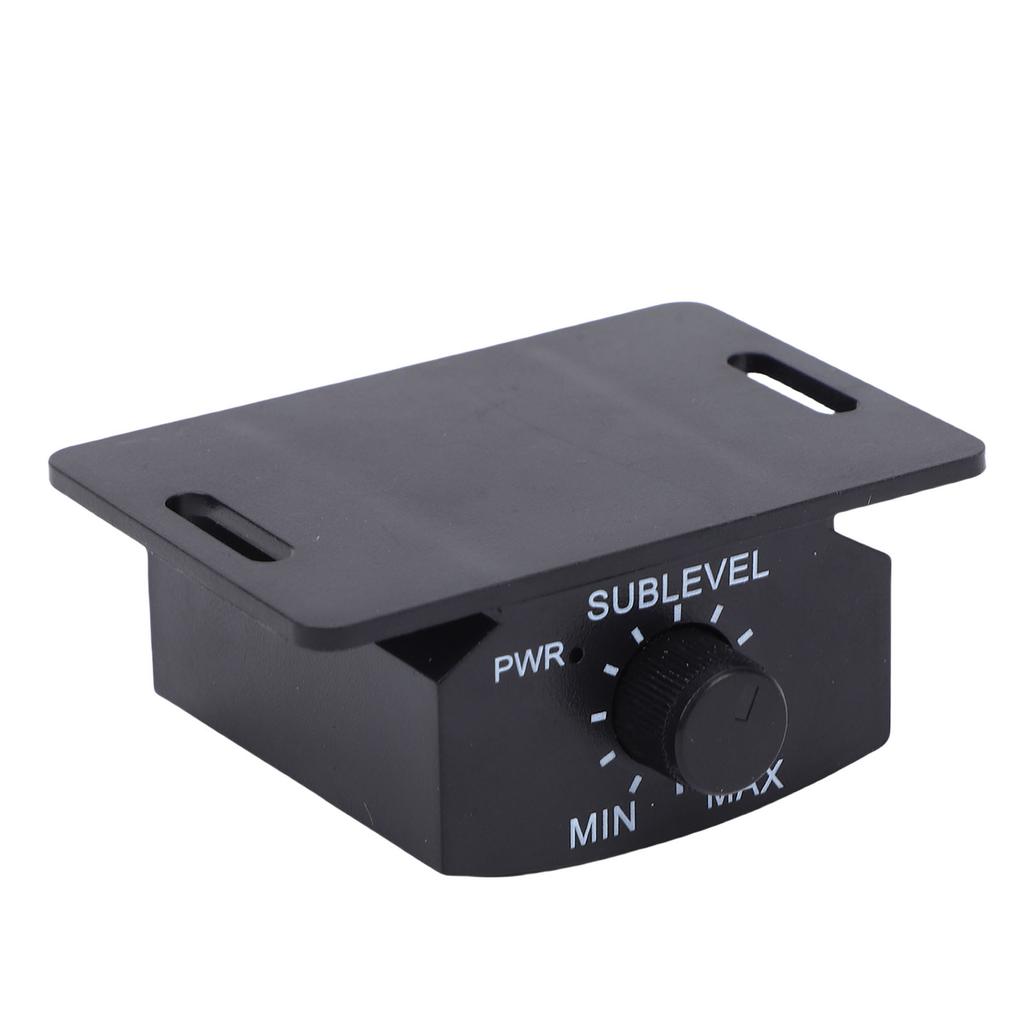 Bass Control Knob 6 Pin Subwoofer Volume Controller with 13ft Extension Cord Compatible with Most Car Amplifier Black