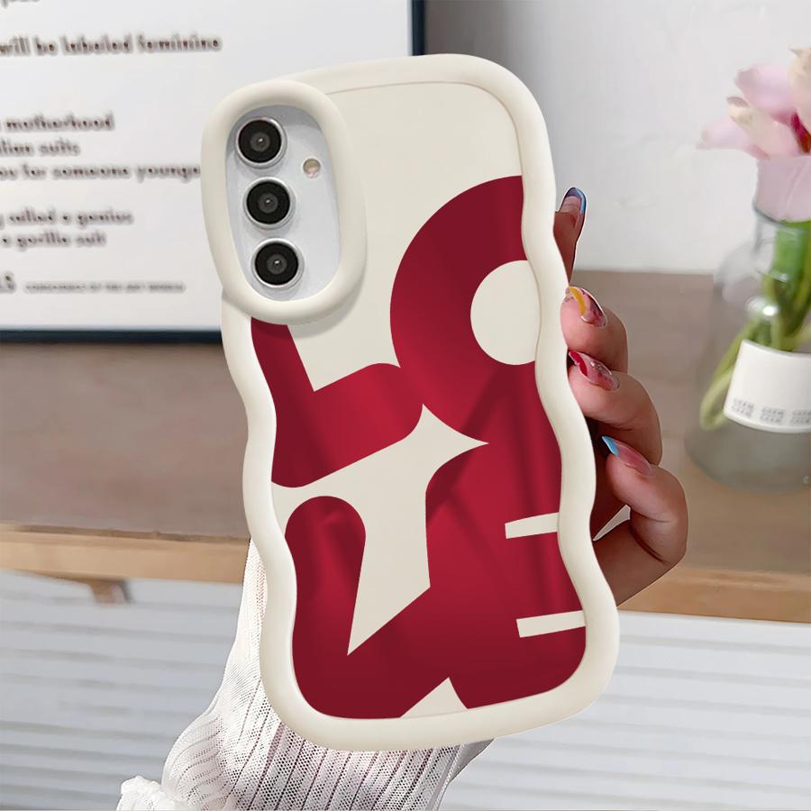 Love Heart Case for Samsung Galaxy A13 A52 A12 A16 A15 A11 A21s A14 Soft Phone Cover A53 A33 A22 A03 A04 A05 A23 A06
