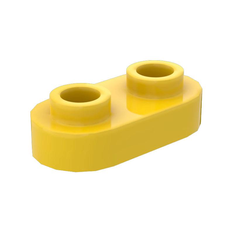 

100pcs 35480 Construction Bricks 10 pezzi piastra 1x2 arrotondata con 2 borchie aperte per parti di mattoni fai da te MOC compatibil