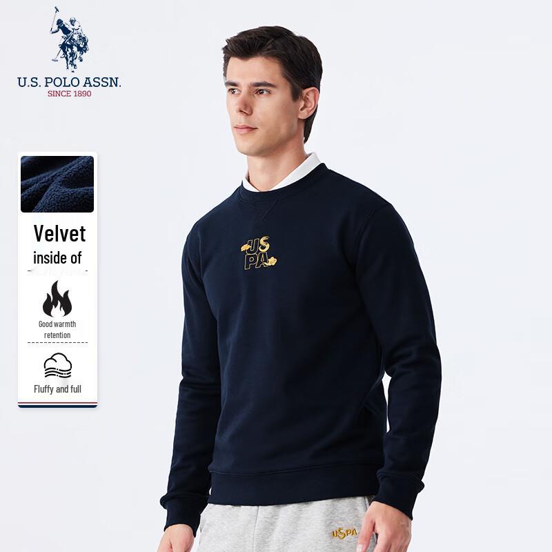 

U.S. POLO ASSN. Men s Fleece-Lined Heavyweight Sweatshirt XL