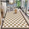 Balcony Floor Mat Waterproof Washable Bay Window Mat Non Slip Foot Mat Easy To Maintain Floor Mat