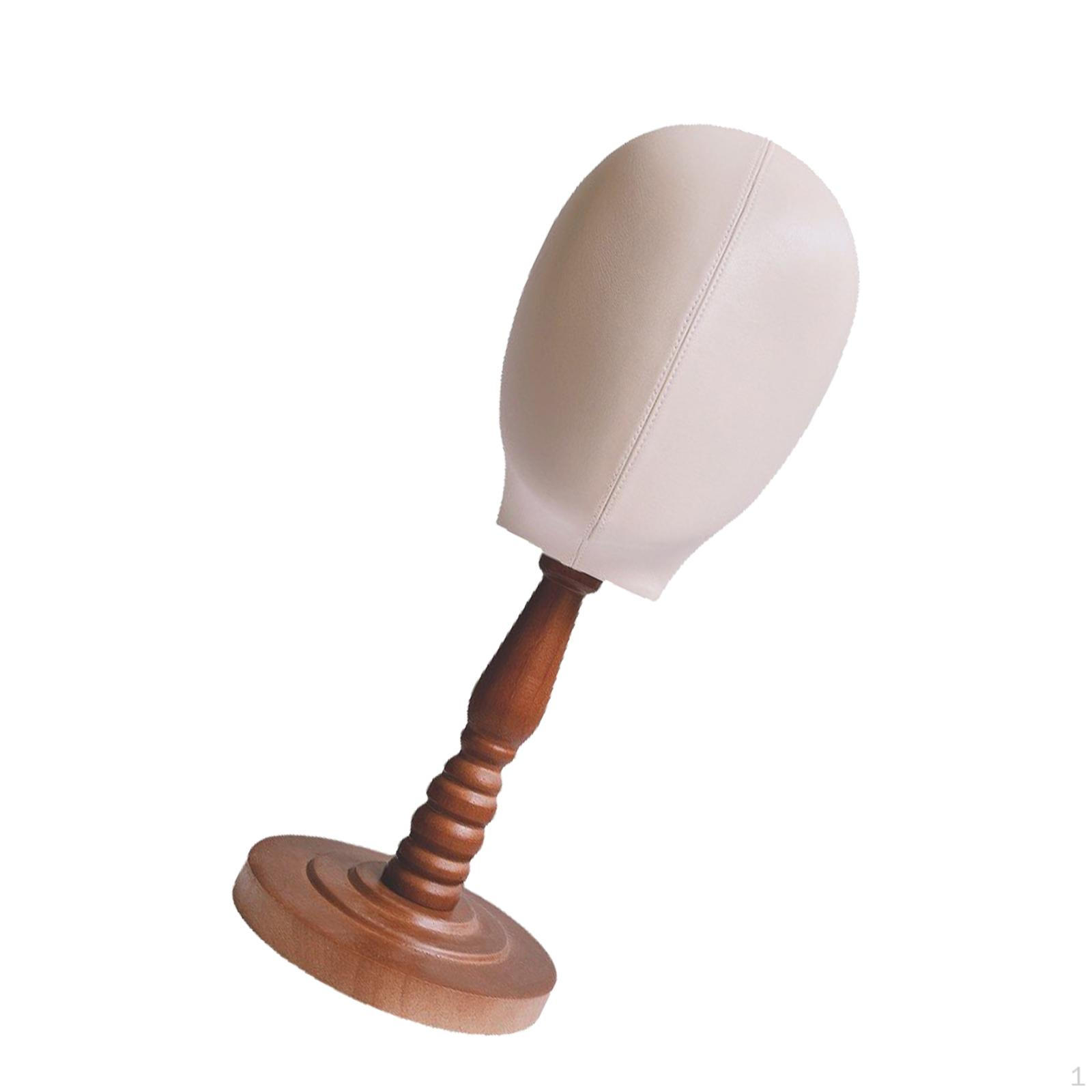 

Elegant Wig And Hat Display Stand темно-коричневого кольору