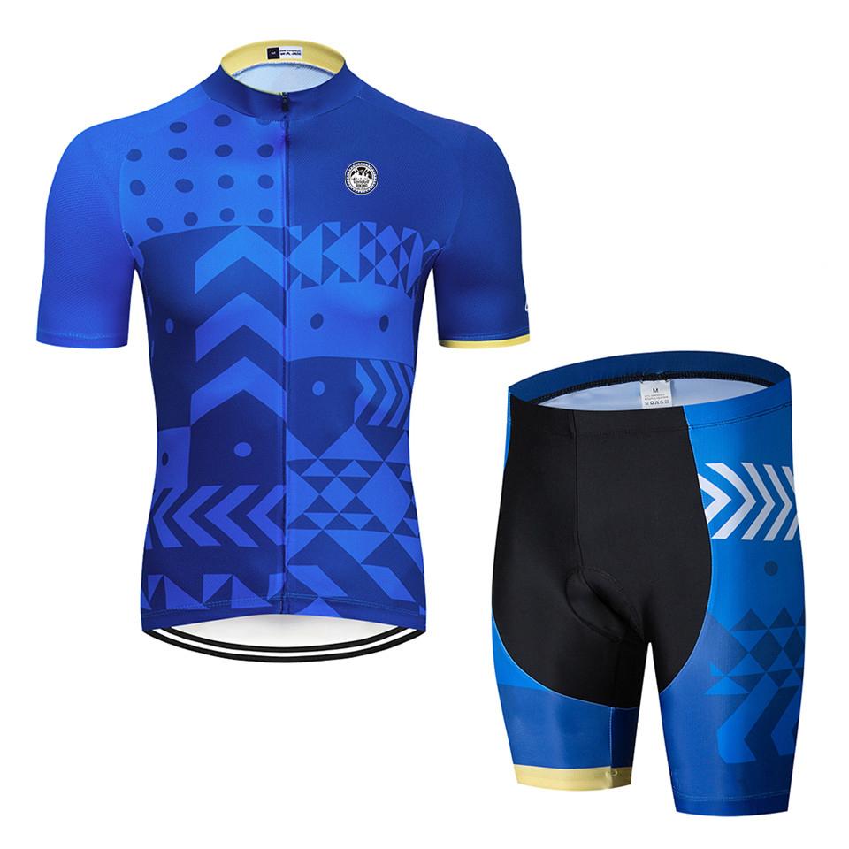 2026 Road Bike Jersey Set Men's Cycling Clothing Summer MTB Team Clothes Short Sleeve Uniform Triathlon Skinsuit Ropa De Hombre
