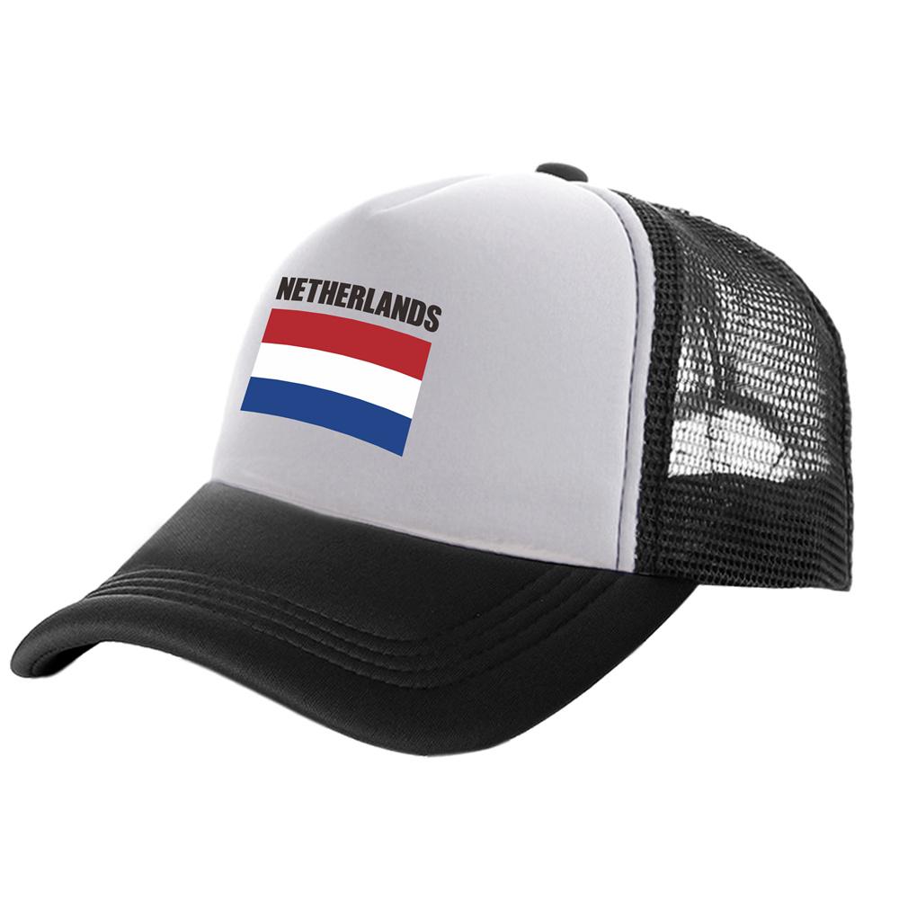 Netherlands Trucker Cap Unisex Nl Nld Holland Netherlands Hat Baseball Cap Cool Summer Unisex Mesh Net Caps