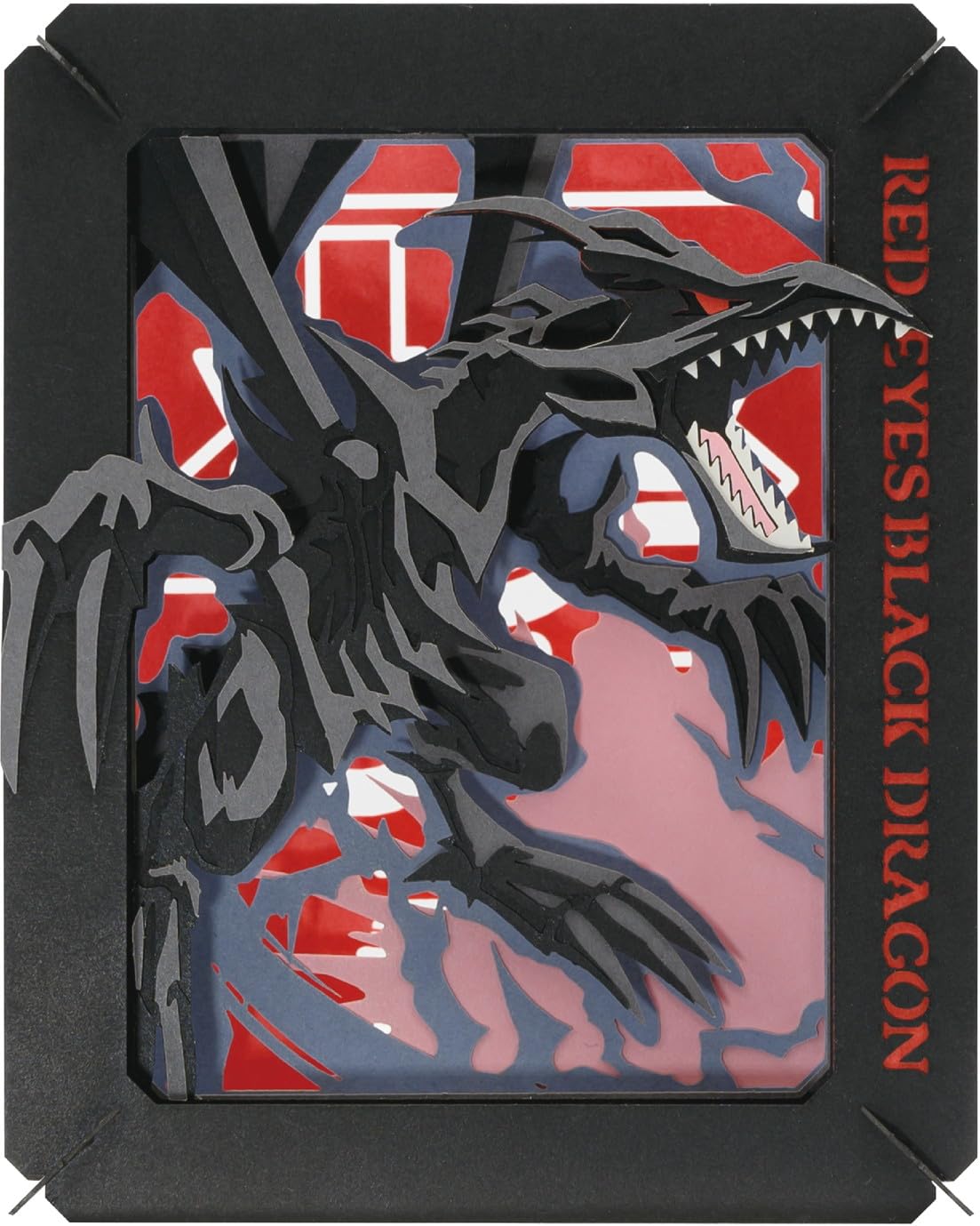 

Аниме «Дуэль Черного Дракона» (Ensky TV) В100 x Ш80 x Г42 мм Изготовлено из бумаги «Yu-Gi-Oh! «Монстры» PT-358 Красноглазый Прибл.