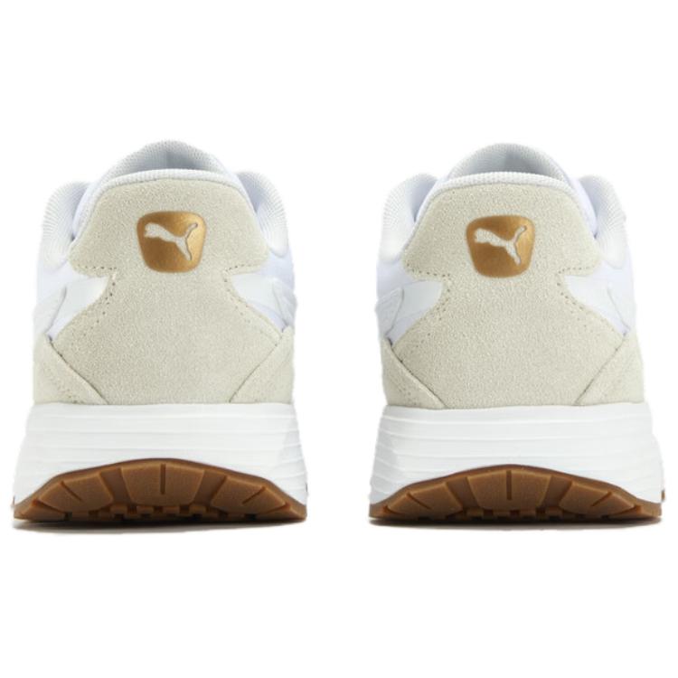 Puma Runtamed Wind Versatile Comfortable Low-Top Lifestyle Sneakers Unisex Sneakers White Beige 404412-03