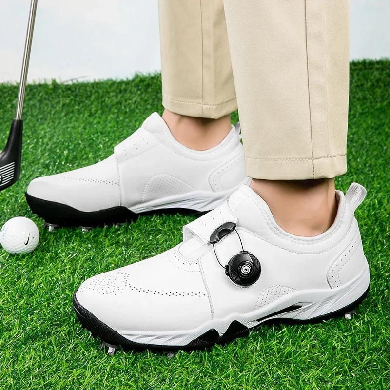 Men Golf Shoes Spikes Golf Footwears Size 36-46 Golfers Sneakers Outdoor Mens Shoes
