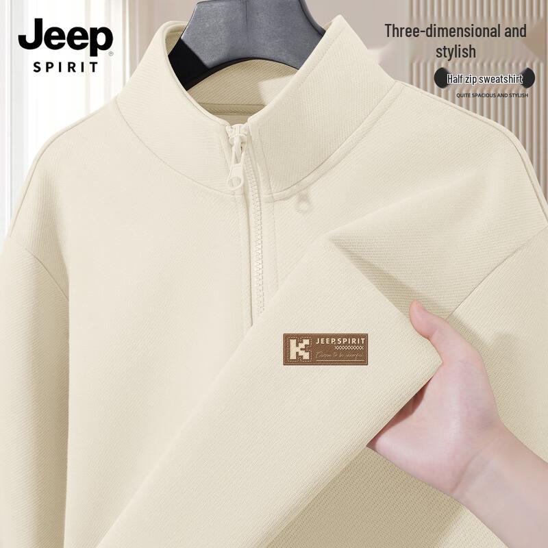 

JEEP SPIRIT Men s Loose Fit Casual Sweatshirt M