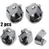 Bracket 2 Shower Curtain Rod Bracket Installing Clothes Pole Material Made Of Zinc Alloy Sturdy Enough Brand New