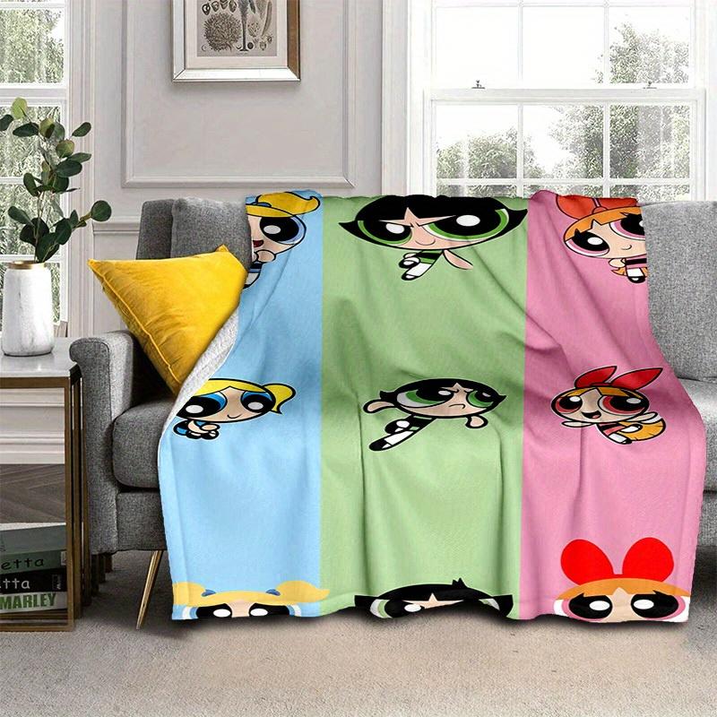 

1pcPowerpuff Blanket - Soft and Comfortable, Suitable for All Seasons, Makes a Great Gift!A043030m 130cmx150cm