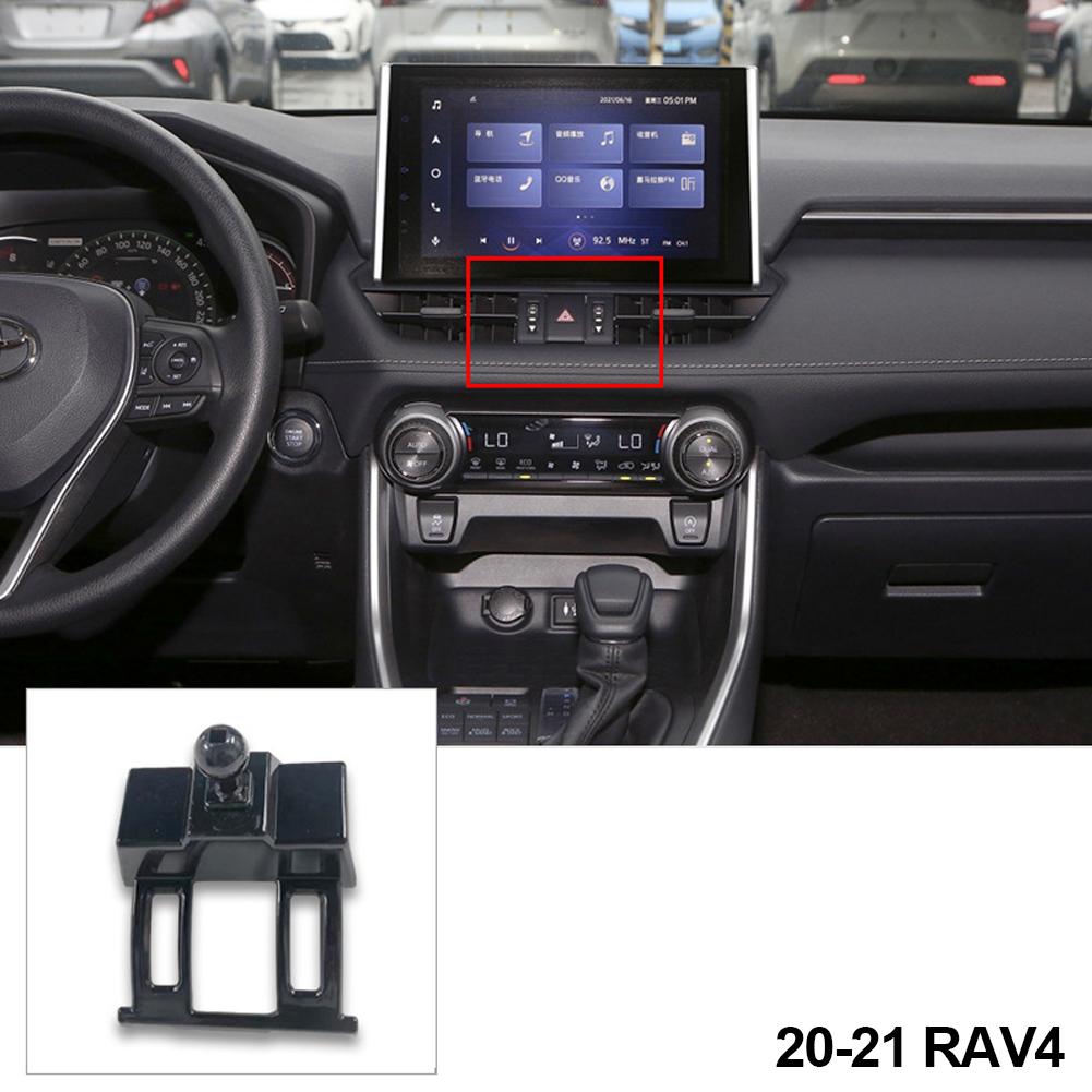 Biltilbehør Interiør Telefonholder Base For Toyota Corolla Camry CHR RAV4 Avalon Prado Highlander 4RUNNER Uten Brakett