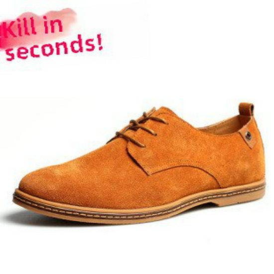 

Мужские замшевые повседневные туфли на шнуровке, размеры 45-47, доступны большие размеры 45