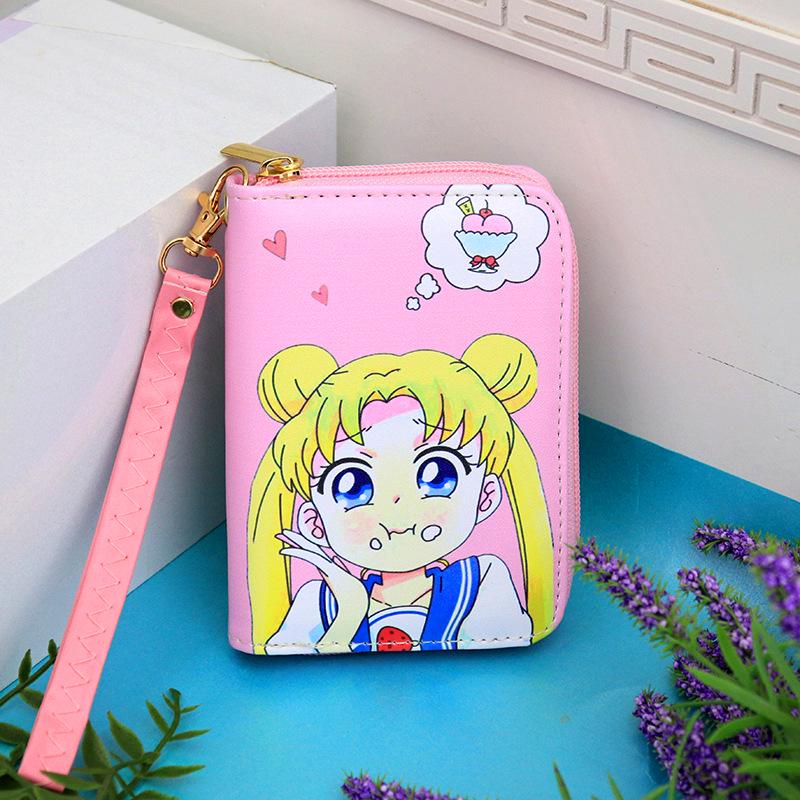Trendy Japanese & Korean Cartoon Princess Coin Purse for Girls