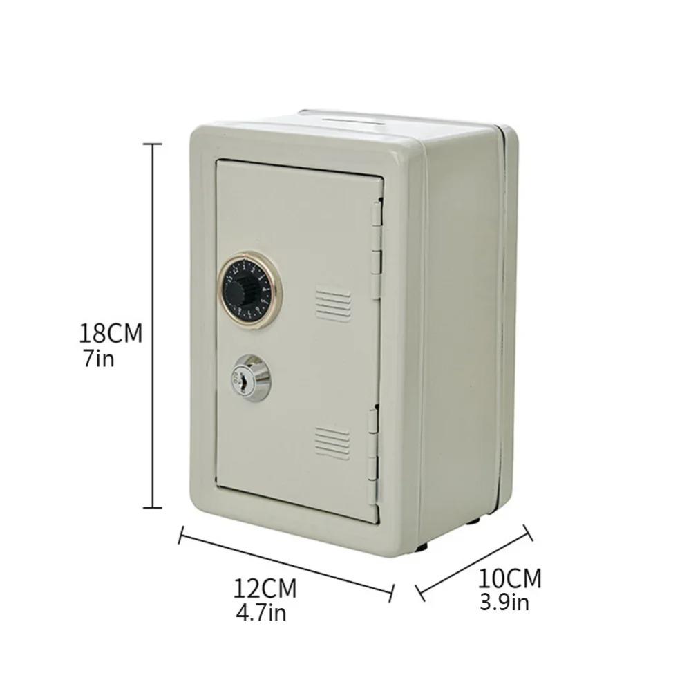 Anti-Theft Piggy Bank Password Lock Money Storage Box Decorative Box Mini Safe Box Cash Savings