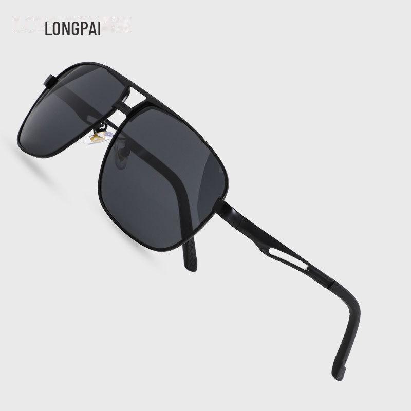 

Мужские поляризованные солнцезащитные очки двойного назначения «день-ночь»: Модные очки для вождения, меняющие цвет. black and gray film чёрный