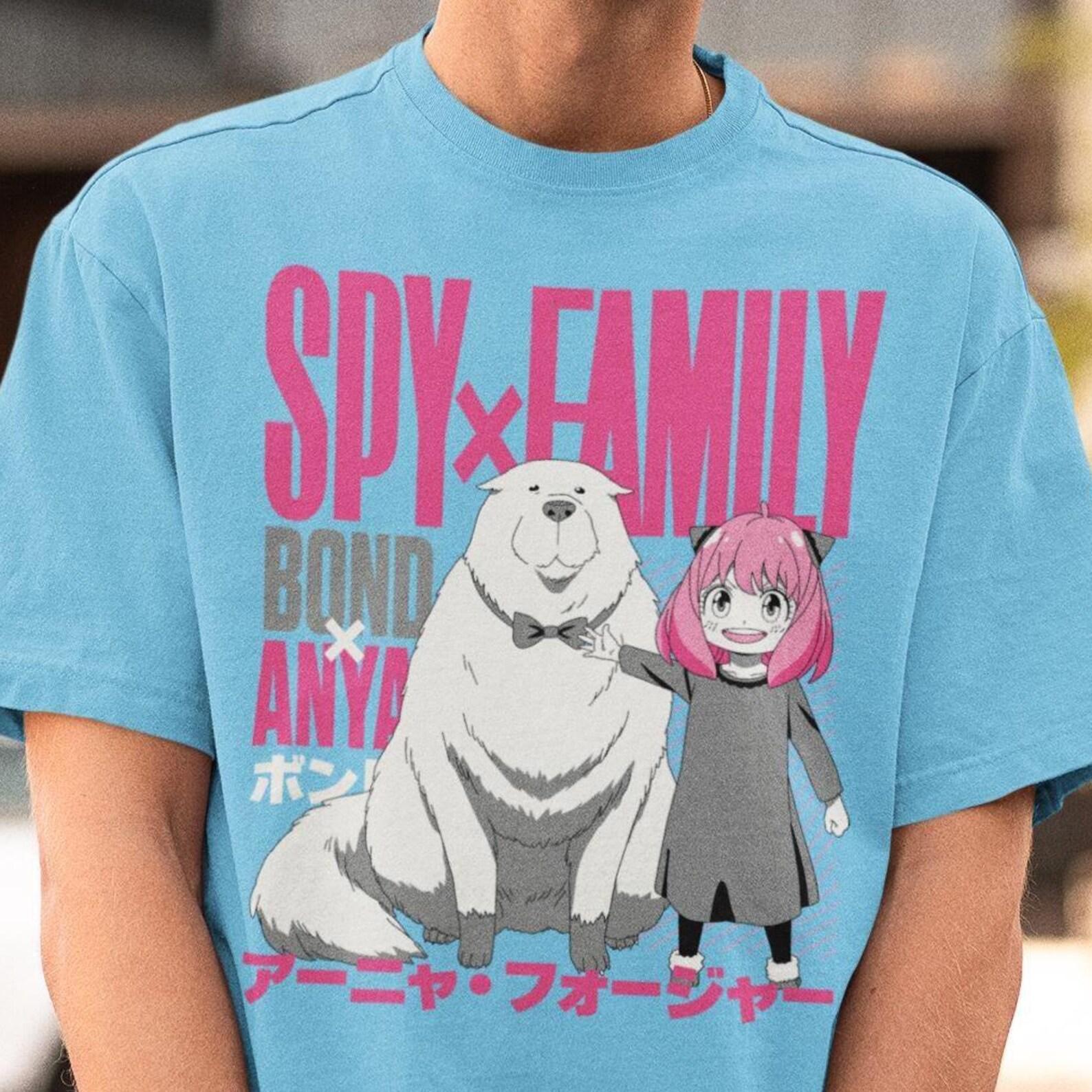 Anya Forger & Bond Shirt – Spy X Family Anime Tee 4XL