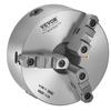 VEVOR 3-Jaw Lathe Chuck, 8 Inch (200 Mm), Self-Centering Chuck with 2 1/4 In-8 Threaded Backing Plate