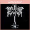 Sparkling Artificial Crystal Candle Holder Lotus Design For Daily Decor Home