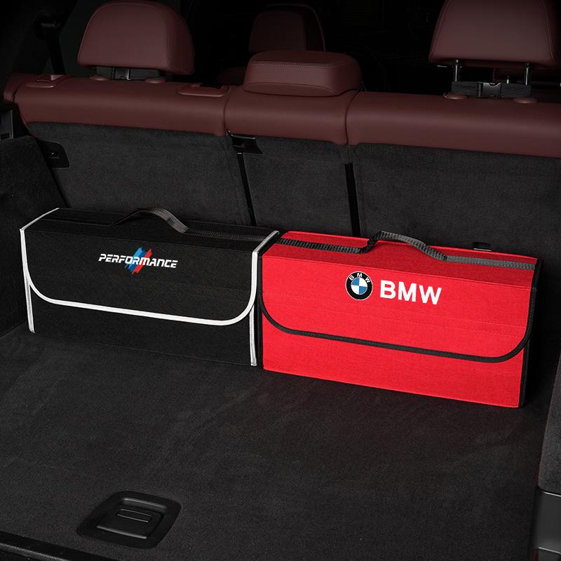 Car Trunk Organizer Box Large Capacity Folding Storage Bag Accessories For BMW E90 G80 M3 G30 M5 F82 F83 F20 F21 G42 F95 F96 G06