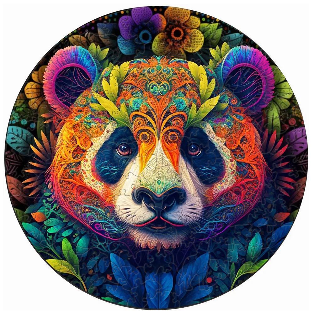 Round Home Decor Draw Unique Wooden Puzzles Ideal for Learning Playthings Adultsblue sky Thinking Puzzles Games Wooden Jigsaw Crafts Present