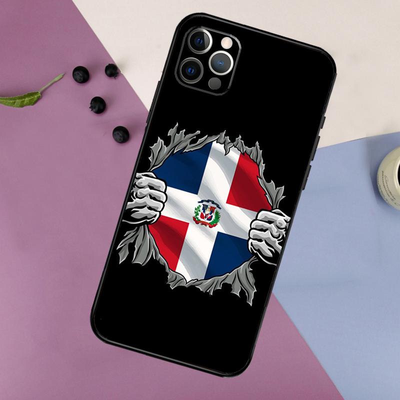 Dominican Republic Flag Phone Case For iPhone 17 16 15 14 11 12 13 Pro Max Plus 12 13 Mini 16e 17 Air Bumper Cover