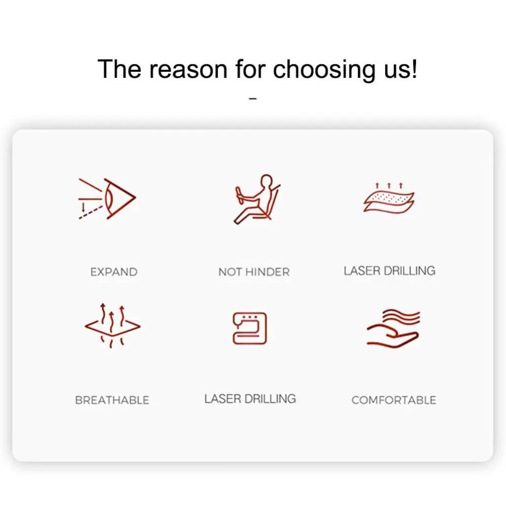 Ergonomic Design Car Seat Cushion Improve Driving Vision Wedge Seat Cushions  Vehicle