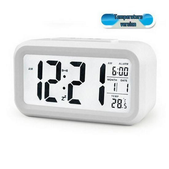 LED Digital Alarm Clock with Smart Night Light - Creative, Kid-Friendly Gift