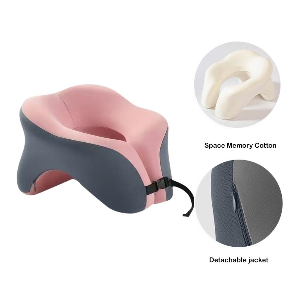 Neck Protect Travel Pillow Cushion Without Carry Bag Memory Foam Neck Cushion Travel Essentials Ear Cervical Healthcare