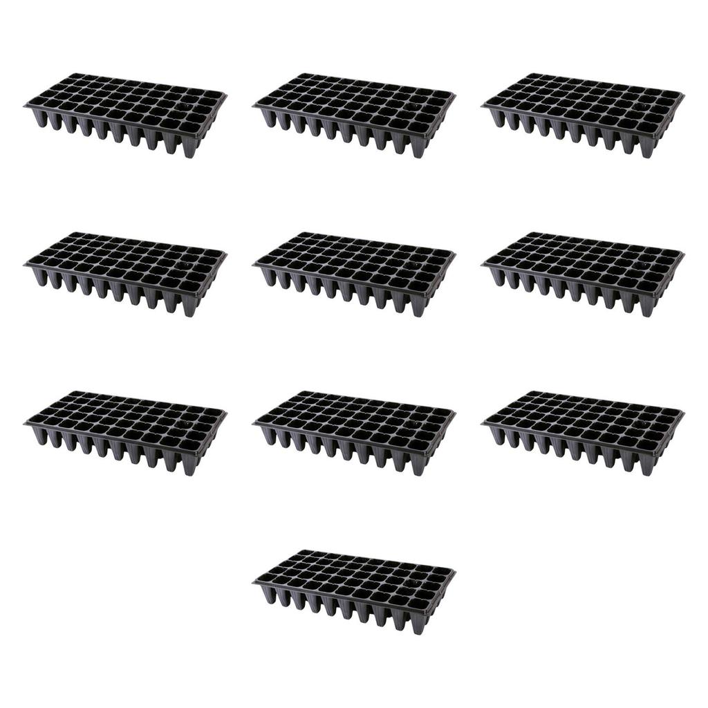 10x Seed Starter Tray 54x28cm Multipurpose PP Material for Hydroponic Germination Accessory