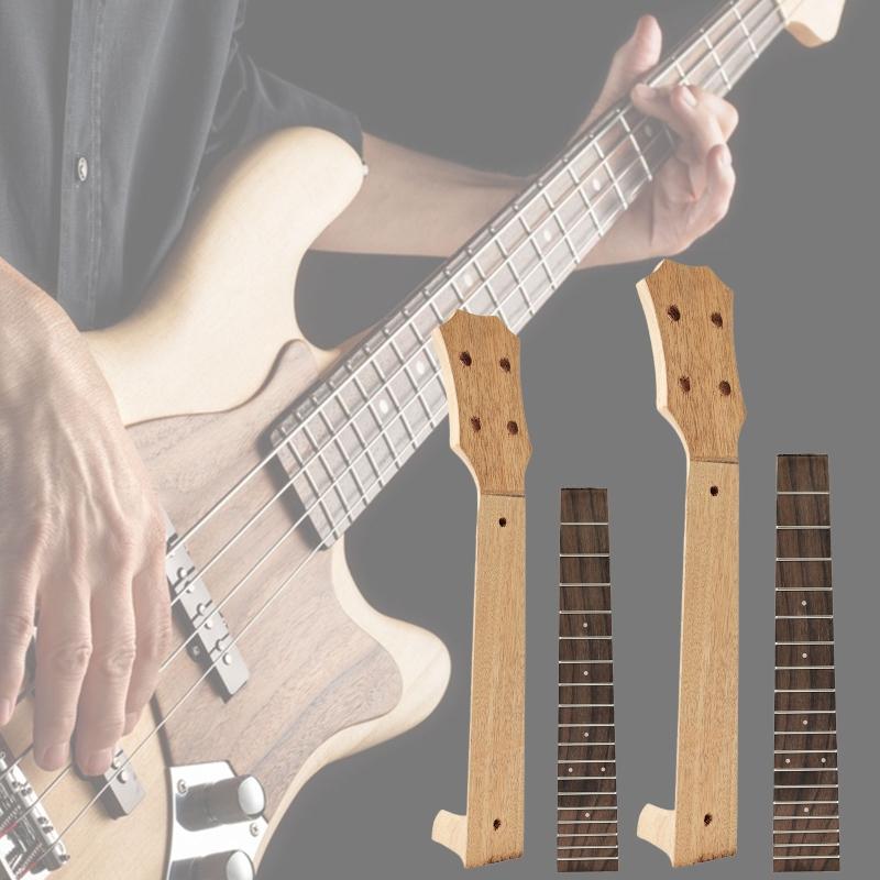 Ukulele Neck Rosewood Fingerboard DIY 23/ 26" Ukulele Kit Easy to Install