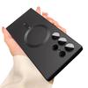 Suitable for Samsung S25ultra Phone Case Magnetic Suction S24plus Full Inclusive S23FE Matte S22u Lens Film Soft Case