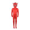 Halloween Kinder-Einteiler Kostüm Rhythmusbox spielende Strumpfhose Regenbogen Performance Kostüm