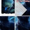 2D Flachdruck 2 Stück Fenstergardinen Schwarze Katze Blaue Schmetterlinge Fantasy Digital Gedruckte Polyester Vorhänge Festlicher Feiertag Perfekt