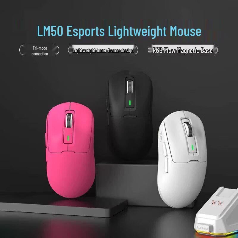 Dareu LM50 Tri-Mode RGB Gaming Mouse