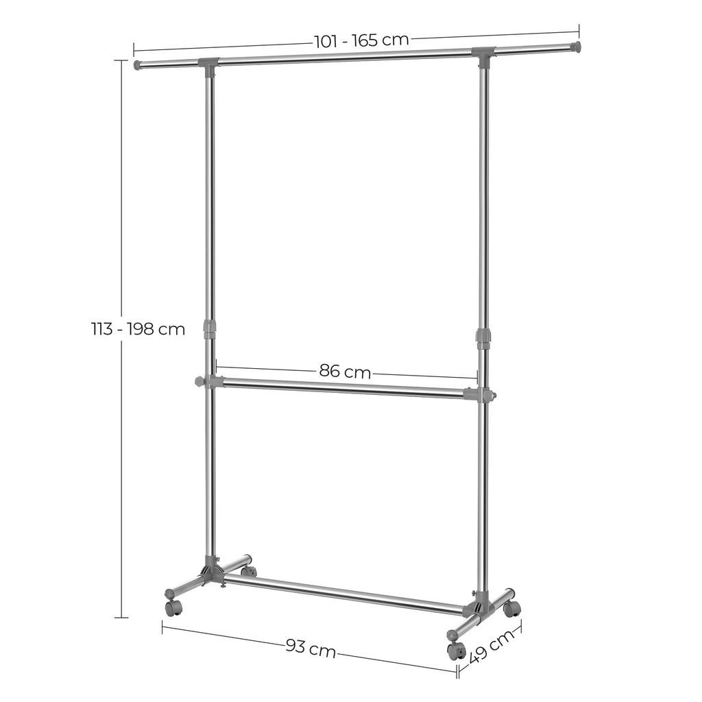 Clothes Hanger on Wheels - LLR401