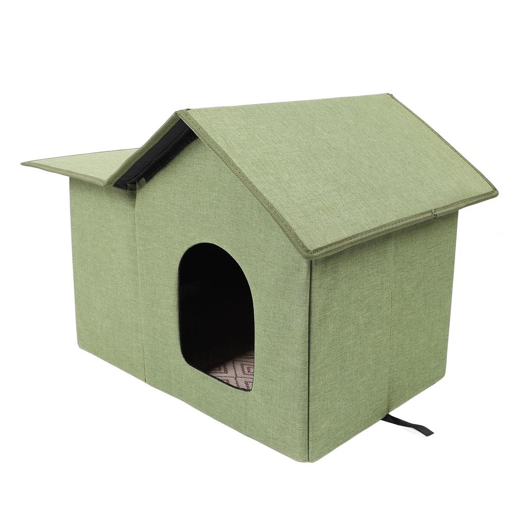 Cat House for Outdoor Cats Foldable Water Resistant Rainproof Feral Cats Shelter Cat Cave