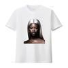 JT Face Card T Shirt Jatavia City Girls Album vintage Washed Slightly Unisex Versatile homme fashion streetwear Stretched