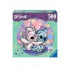 Round Puzzle 500 Pieces Stitch, Disney, Cartoon, From 10 Years Old, 17581, Ravensburger