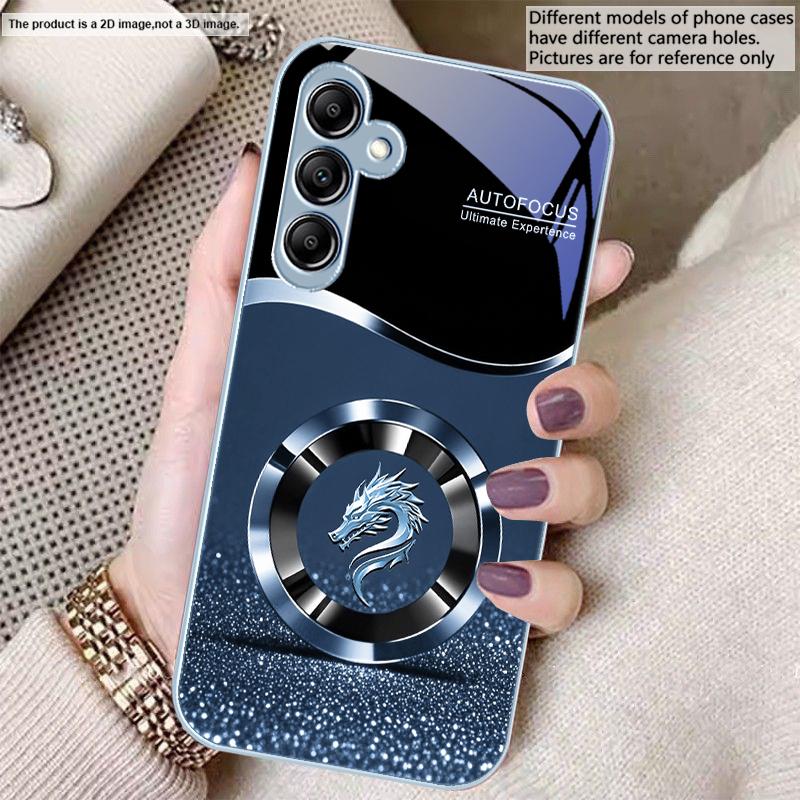 Purple new dragon head For Samsung A20 30 22 23 24 25 26 31 32 33 34 35 42 50 51 52 53 54 55 56 70 71 72 73 glass phone case