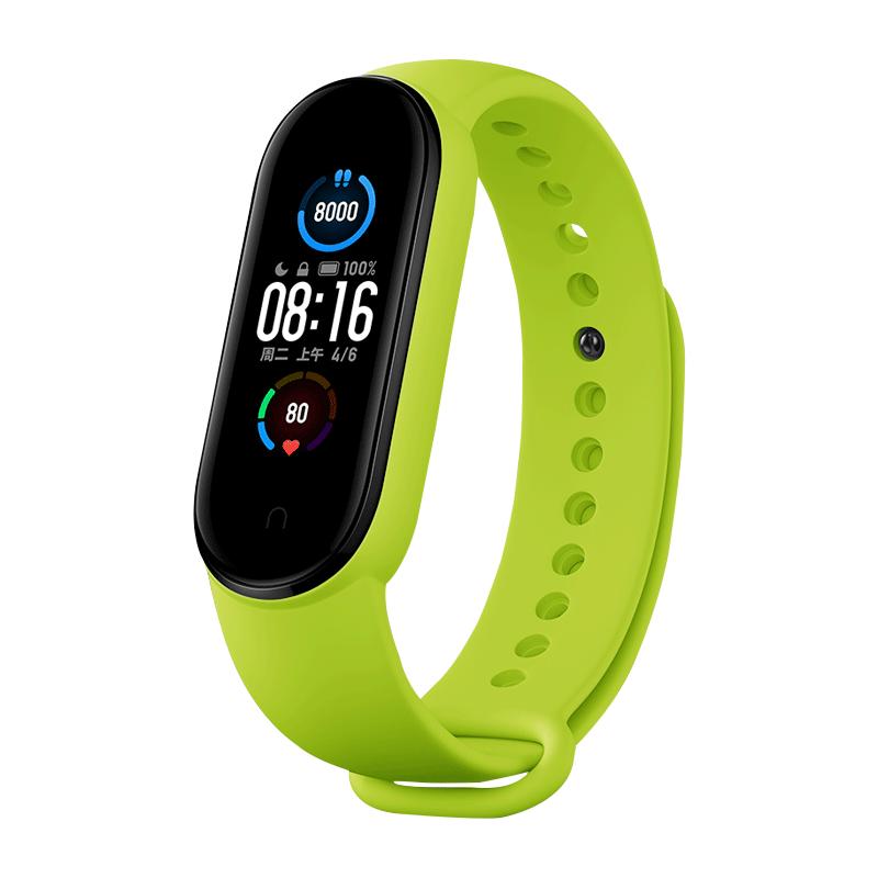 Pulseira para mi band 6 cinta esporte silicone miband4 miband 5 pulso correa substituição pulseira para xiaomi mi banda 4 6 3 5 cinta