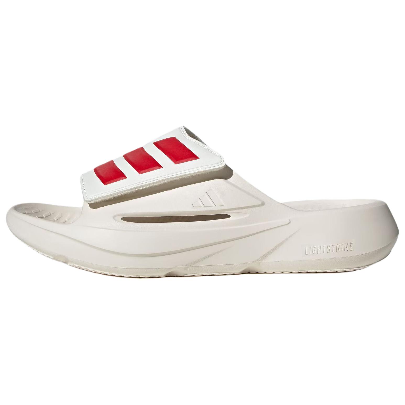 Adidas Lightblaze Slide Comfortable One-Strap Sandals Unisex Sandals Han-Jade-White IH8944 39⅓