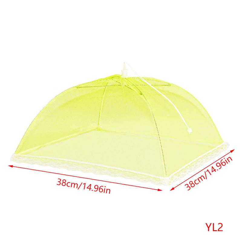 Food Mesh Cover Folding Food Cover Tent Dome Net Umbrella Kitchen Gadgets